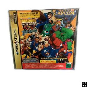 MARVEL Super Heroes VS Street Fighter Sega Saturn SS JAPAN