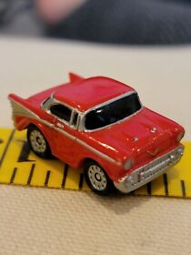 Small Micro Machine Plastic Chevy 1957 Bel Air in Red