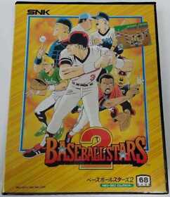 BASEBALL STARS 2 NEO-GEO AES with box and manual used from Japan