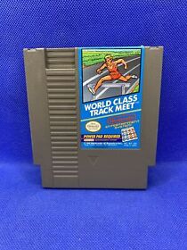 World Class Track Meet (Nintendo NES, 1987) Authentic Cartridge Only - Tested!