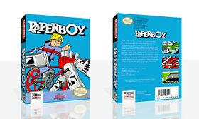 - Paperboy NES Replacement Spare Game Case Box + Cover Art Work Only