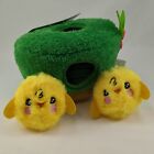 HugSmart Puzzle Hunter Interactive Squeaky Dog Toy Hoppin Easter Chirpy Chicks