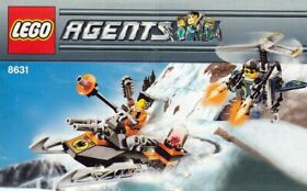 Instruction Book Only For LEGO AGENTS Jetpack Pursuit 8631