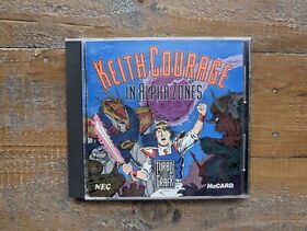 COMPLETE ✹ Keith Courage in Alpha Zones ✹ TURBOGRAFX 16 Game ✹ W/ COMIC