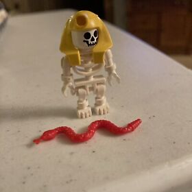 LEGO Adventurers: Yellow Mummy Headdress Skeleton gen008, 5938 1998 OASIS AMBUSH