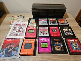 Atari 2600 games lot bundle 12 Games  Mario, Superman, Dig Dug, Krull