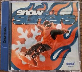 Snow Surfers (Sega Dreamcast 1999) PAL COMPLETE Authentic Good Condition