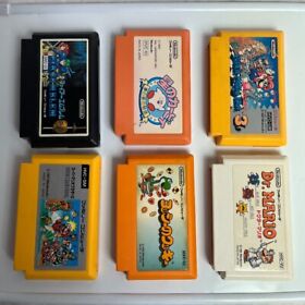 Famicom Game Puzzle Tetris 1+2+Bombliss, Dr. Mario, Yoshi's Cookie, Yoshi's Egg