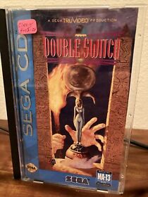Double Switch (Sega CD, 1993) CiB Complete Untested Great Condition. REG CARD