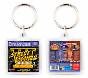 Street Fighter III Double Impact Sega Dreamcast Keyring