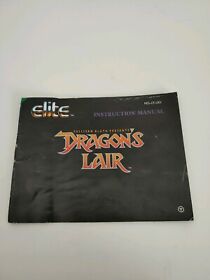 Manual Dragon Lair NES UKV version