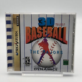 3D Baseball The Measure Sega Saturn SS Japan NTSC-J