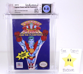 Captain Planet and the Planeteers Nintendo NES New Sealed WATA VGA CGC 8.0 B+