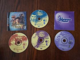 Shenmue (Dreamcast, 2000) All 4 Discs - 1,2,3, Passport W/ Manual