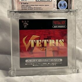 WATA Graded 8.5 V-Tetris V Tetris VTetris Virtual Boy VB Japan Game US Seller