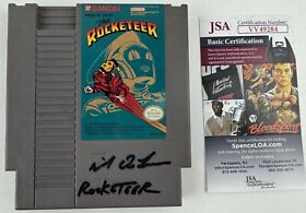 MIKE DE LUNA signed Nintendo Entertainment NES Game Cartridge THE ROCKETEER JSA