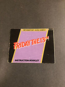 friday the 13th nes manual