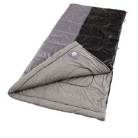 Coleman 2000004451 Biscayne 81" x 39" Rectangle Sleeping Bag Black/Grey