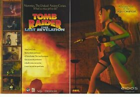 Tomb Raider: The Last Revelation Print Ad/Poster Art Dreamcast PC Big Box (A)