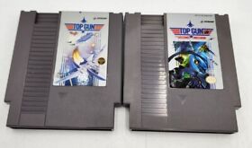 Top Gun & Second Mission - NES (Nintendo) Cartridges Only Konami Cart. Tested 