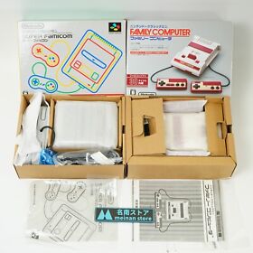 Nintendo Classic Mini Family Computer & Super Famicom Console Set From JAPAN