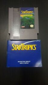 StarTropics (Nintendo, NES, 1990) Game + Manual - Tested Works!