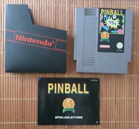 Nintendo NES Spiel - Pinball PAL-B Modul + Anleitung 