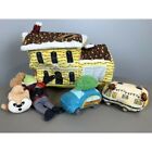 Christmas Vacation Plush Squeaky Dog Toy Set Clark Cousin Eddys RV House Etc New
