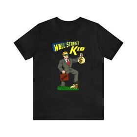 Wall Street Kid NES Cover Pixel Art Retro Style Unisex Short Sleeve Tee T-Shirt