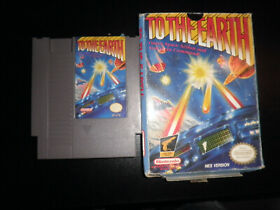 Nintendo NES - to the earth - boxed