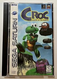 Croc: Legend of the Gobbos - Sega Saturn - CLEAN - TESTED - AUTHENTIC - Complete