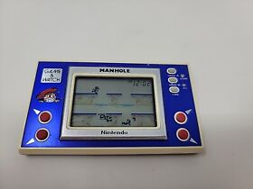 Nintendo Game and Watch Manhole Working Good Condition W/ Batteries