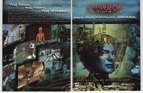 Omikron: The Nomad Soul Dreamcast 1999 Vintage Print Ad/Poster Art Official Rare