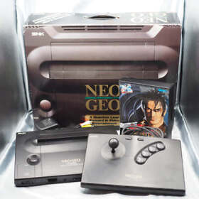 NEO GEO AES Console System Boxed serial number match W/ Game Tested Working JPN