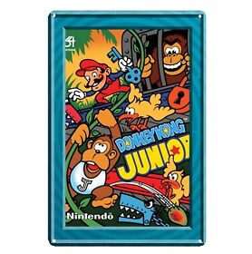 Donkey Kong Junior Metal Poster Tin Plate Sign Video Game Nintendo Nes Famicom