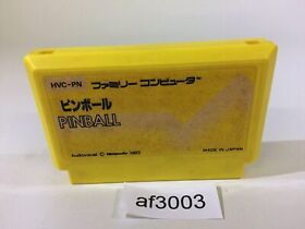 af3003 Pinball NES Famicom Japan