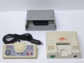 NEC PC Engine Console PI-TG001 Controller  w/AV Booster  Tested  NTSC-J