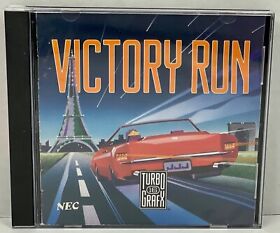 Victory Run manual Turbo Grafx 16 - Hucard + Manual + Case - NO Box - Authentic