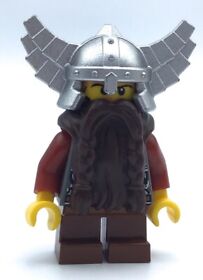 LEGO Fantasy Era - Dwarf, Dark Brown Beard CASTLE MINIFIGURE 852702 (2009)