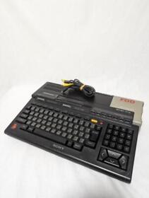 SONY MSX2 HB-F1XD mk2 HIT BIT HOME COMPUTER Black Console Tested