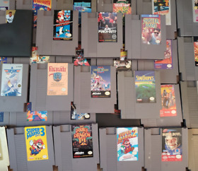 NES Nintendo Games [Untested] * Vintage 1980s - 1990s * Create Your Own Lot