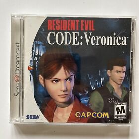 Resident Evil -- CODE: Veronica (Sega Dreamcast, 2000) TESTED AND WORKING