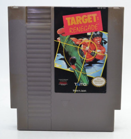 Target: Renegade (Nintendo NES, 1990) Authentic Cleaned Tested Working