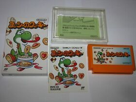 Yoshi's Cookie Famicom NES Japan import Boxed + Manual Complete US Seller