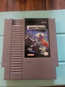 Nightshade (Nintendo NES, 1992) Authentic Tested & Working - Cartridge Only