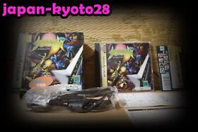 Steel Dom Koutetsu Reijou w/box cable Complete Set Sega Saturn SS Japan