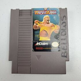 Pins cleaned WWF Wrestlemania - NES Nintendo Game Authentic Tested