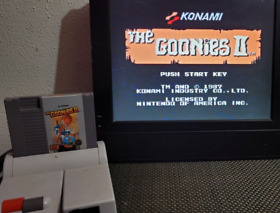 Goonies II 2 The  (Nintendo Entertainment System NES) - Cart & Manual