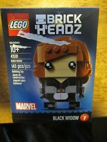 MNIB BrickHeadz Lego set 41591 Black Widow *HTF Retired*