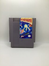 Nintendo Entertainment System NES To the Earth GAME ONLY